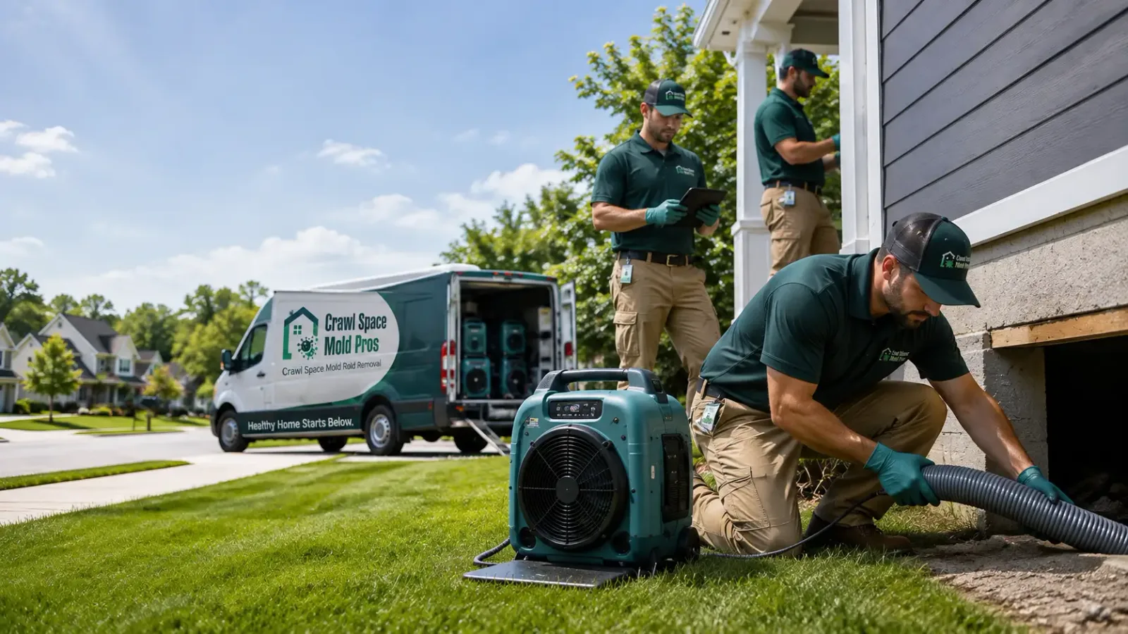 Crawl Space Mold Removal in Kranzburg, SD